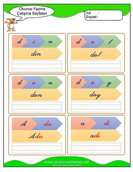 d sesi Grubu Çalışma Sayfaları